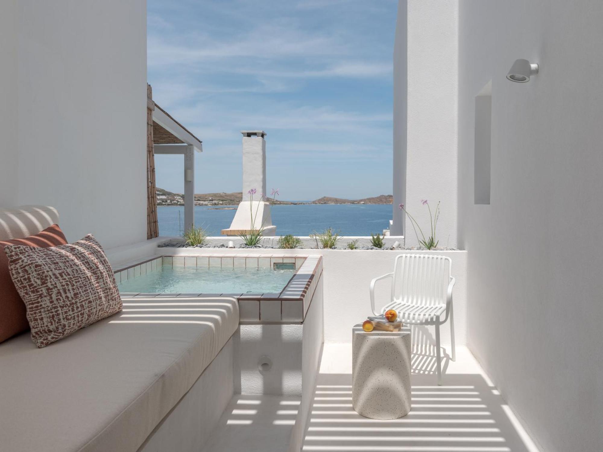 Hotel Aegean Colors Paros Naoussa Exterior foto